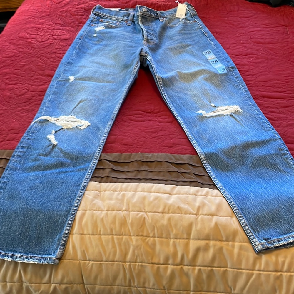 Gap women’s cheeky straight high waist jeans